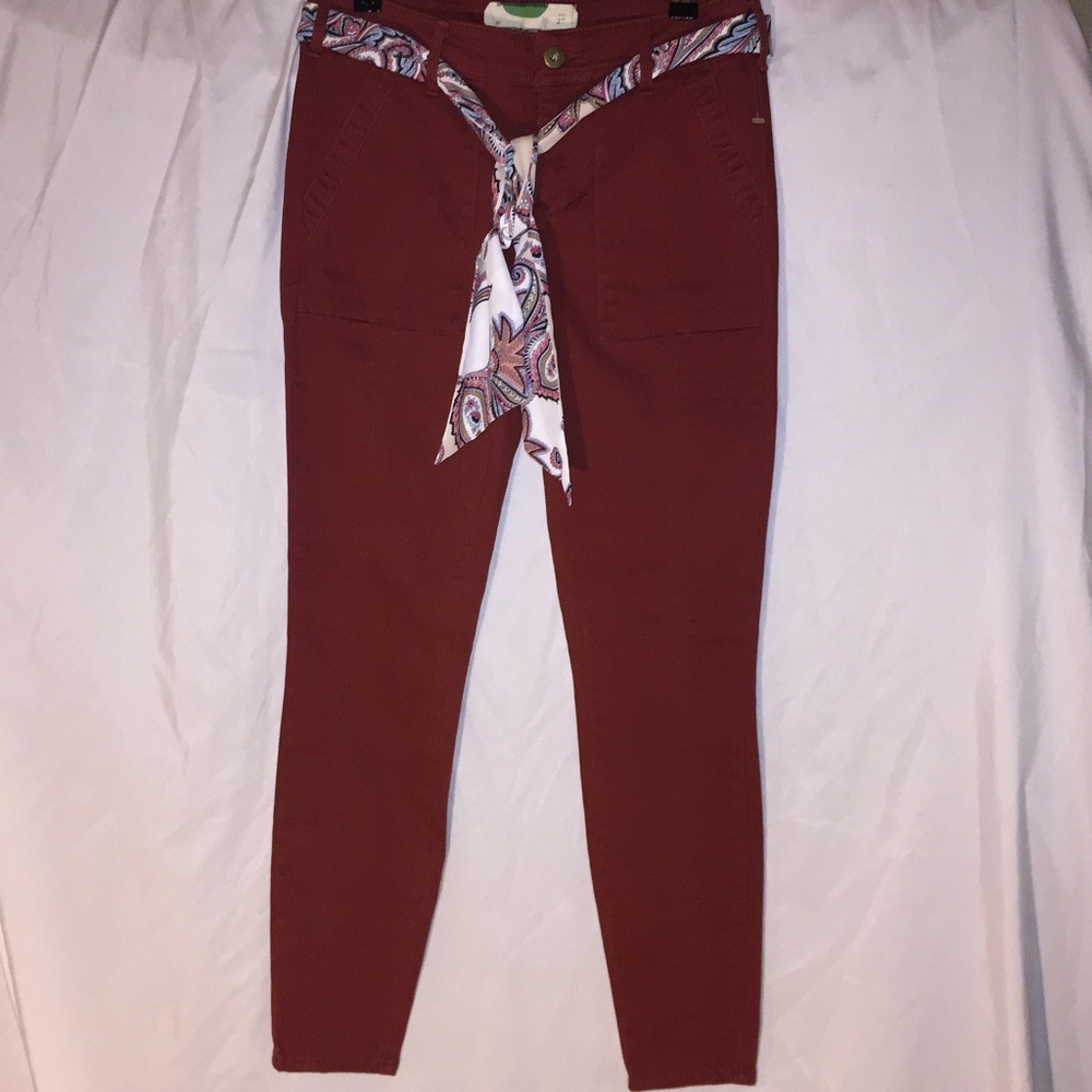 Anthropologie Vintage inspired Skinny Leg Pants
